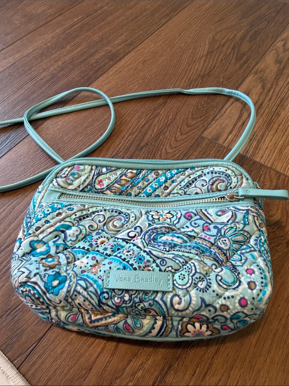 Vera Bradley RFID All-in-One Crossbody Bag Daisy Dot Paisley